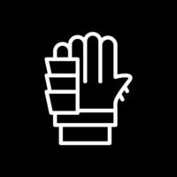 Handschuhe-Vektor-Icon-Design vektor