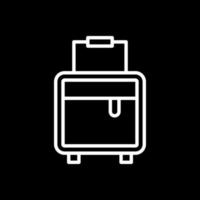 Gepäck-Vektor-Icon-Design vektor