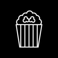 Popcorn-Vektor-Icon-Design vektor