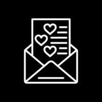 kärlek brev vektor ikon design