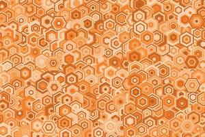 mönster med geometrisk element i orange toner. abstrakt lutning bakgrund vektor
