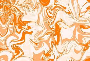 abstrakt marmor mönster, trä textur, vattenfärg marmor mönster. orange och gul. vektor bakgrund. trendig textilier, tyger, omslag. aqua bläck målning på vatten