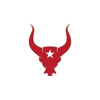 taurus logotyp mall vektor ikon illustration design