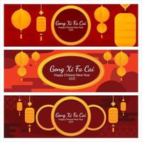 banner gong xi fa cai vektor