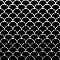 Fisch Rahmen nahtlos Muster. schwarz und Weiß Hintergrund. Vektor Illustration.