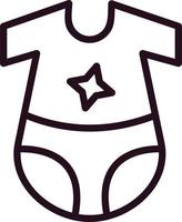 Baby Kleid Vektor Symbol