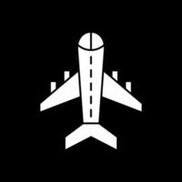 Flugzeug-Vektor-Icon-Design vektor