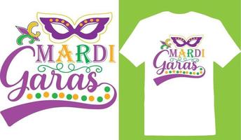 mardi garas t-shirt vektor