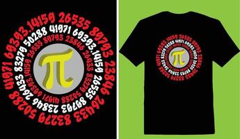 Pi 69393.14159 26535 89793 23846 26433 83279 50288 41971 T-Shirt vektor