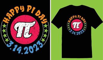glücklich Pi Tag 14.3.2023 03 T-Shirt vektor