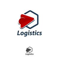logotyp för logistik och leverans företag vektor