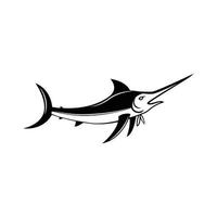 Marlin Fisch Symbol Illustration vektor