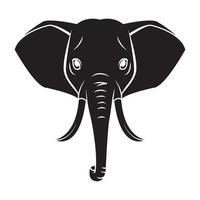 elefant huvud tatuering illustration vektor