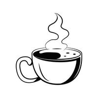 kaffe symbol illustration design vektor