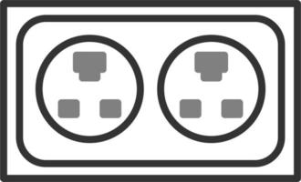 Socket-Vektor-Symbol vektor