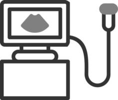 Vektorsymbol für Ultraschallgerät vektor