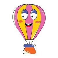 trendiger Luftballon vektor