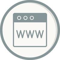 Webbrowser-Vektorsymbol vektor