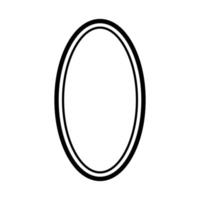 spegel ikon vektor uppsättning. hand spegel illustration tecken samling. mode symbol. garderob logotyp.
