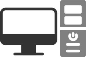 personlig dator vektor ikon