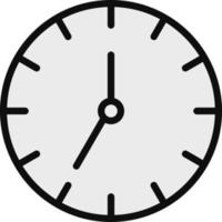 Wanduhr-Vektorsymbol vektor