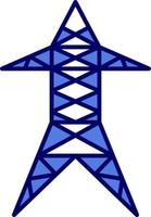 elektrisk torn vektor ikon