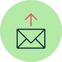 skicka e-post vektor ikon