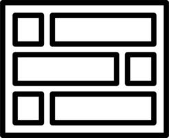 Dashboard-Vektorsymbol vektor
