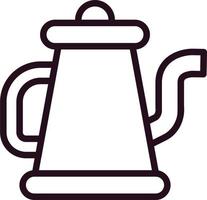 Kaffee Kessel Vektor Symbol