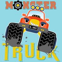 Monster- LKW Vektor Karikatur Illustration