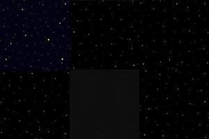 sternenklar Nacht Himmel. ein einstellen von Zeichnungen von Star Konstellationen, Weiß auf ein dunkel Blau Hintergrund. Vektor Illustration im ein eben Stil.