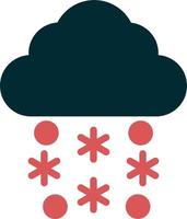 Schneefall Vektor Symbol