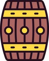 Barrel-Vektor-Symbol vektor