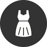 kvinna klänning vektor ikon