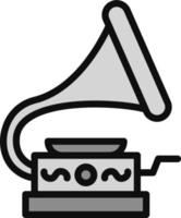 Grammophon-Vektor-Symbol vektor