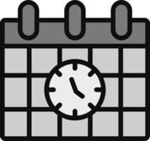 Zeitplan-Vektor-Symbol vektor