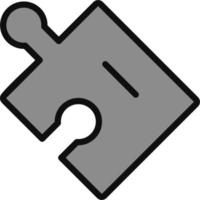 Puzzle-Vektor-Symbol vektor