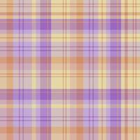 nahtlos Muster im stilvoll orange, Gelb und violett Farben zum Plaid, Stoff, Textil, Kleidung, Tischdecke und andere Dinge. Vektor Bild.