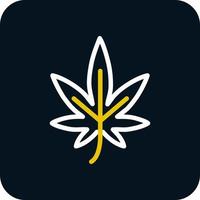 Cannabis-Vektor-Icon-Design vektor