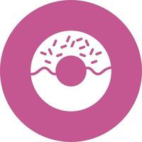 Donut-Vektor-Symbol vektor