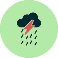 Gewitter Vektor Symbol