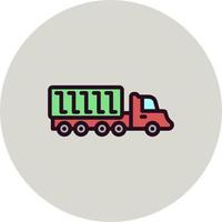 Fracht-LKW-Vektor-Symbol vektor