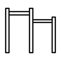 Klimmzug Bar Vektor Symbol