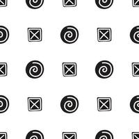 minimalistisk sömlös runa mönster. gammal runor. scandinavian mönster vektor