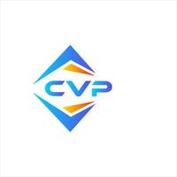 cvp abstrakt teknologi logotyp design på vit bakgrund. cvp kreativ initialer brev logotyp begrepp. vektor