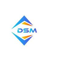 dsm abstrakt Technologie Logo Design auf Weiß Hintergrund. dsm kreativ Initialen Brief Logo Konzept. vektor