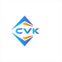 cvk abstrakt teknologi logotyp design på vit bakgrund. cvk kreativ initialer brev logotyp begrepp. vektor