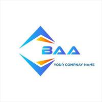 webbaa abstrakt Technologie Logo Design auf Weiß Hintergrund. baa kreativ Initialen Brief Logo Konzept. vektor