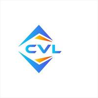 cvl abstrakt teknologi logotyp design på vit bakgrund. cvl kreativ initialer brev logotyp begrepp. vektor