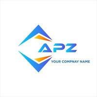 apz abstrakt teknologi logotyp design på vit bakgrund. apz kreativ initialer brev logotyp begrepp. vektor